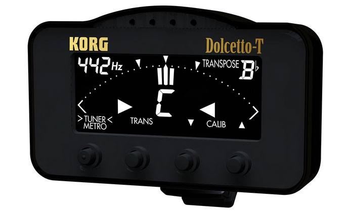 Korg AW3T Dolcetto Clip On Tuner/Metronome for Trumpet