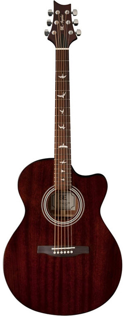 PRS Se Angelus A10 Rosewood Fretboard with Bird Inlays Acoustic-Electric Guitar Tortoise Shell