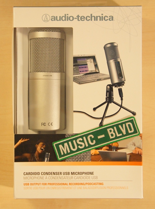 Audio-Technica ATR2500-USB Side-Address USB Microphone w/ Headphone Monitor