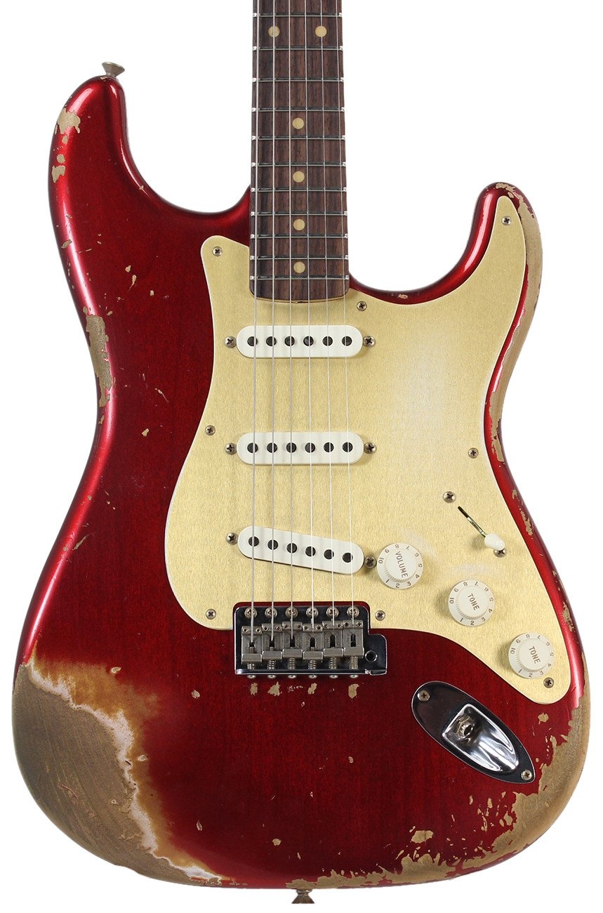 Fender Custom Shop 1959 Heavy Relic Stratocaster - Aged Candy Apple Red - NAMM