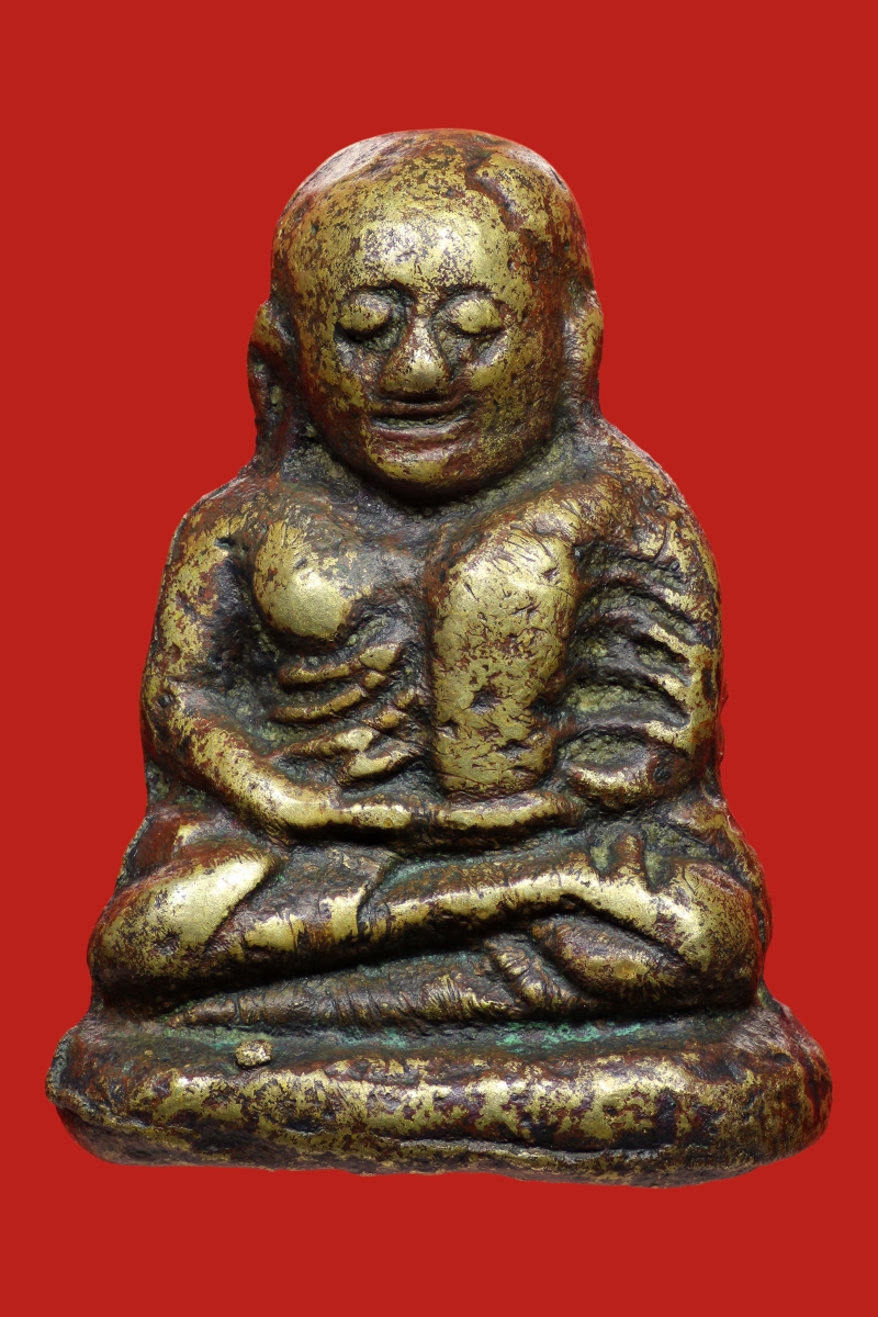 รูปหล่อหลวงพ่อเงิน วัดบางคลาน พิมพ์สี่ชาย จีวรคว่ำ (โชว์พระ)