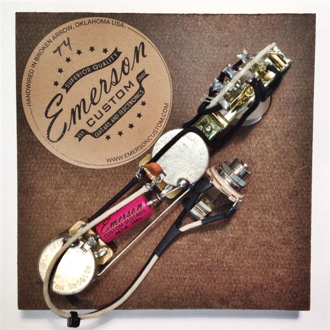 Emerson 4-Way Tele Prewired Assembly W/ An Emerson Paper in Oil Cap