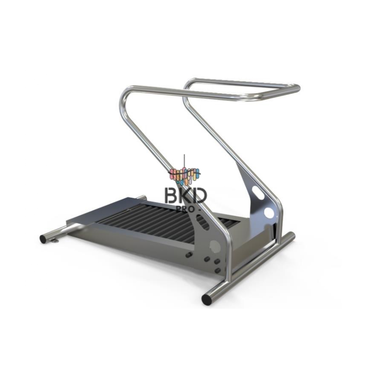 เครื่องออกกำลังกายสแตนเลส304 งานกลางแจ้ง บริหารขา-สะโพก (แบบลู่เดินลูกกลิ้ง) เครื่องออกกําลังกายกลางแจ้งเทศบาล, เครื่องออกกําลังกายสาธารณะ หมู่บ้าน, ราคาโรงงาน สินค้าผลิตในไทย