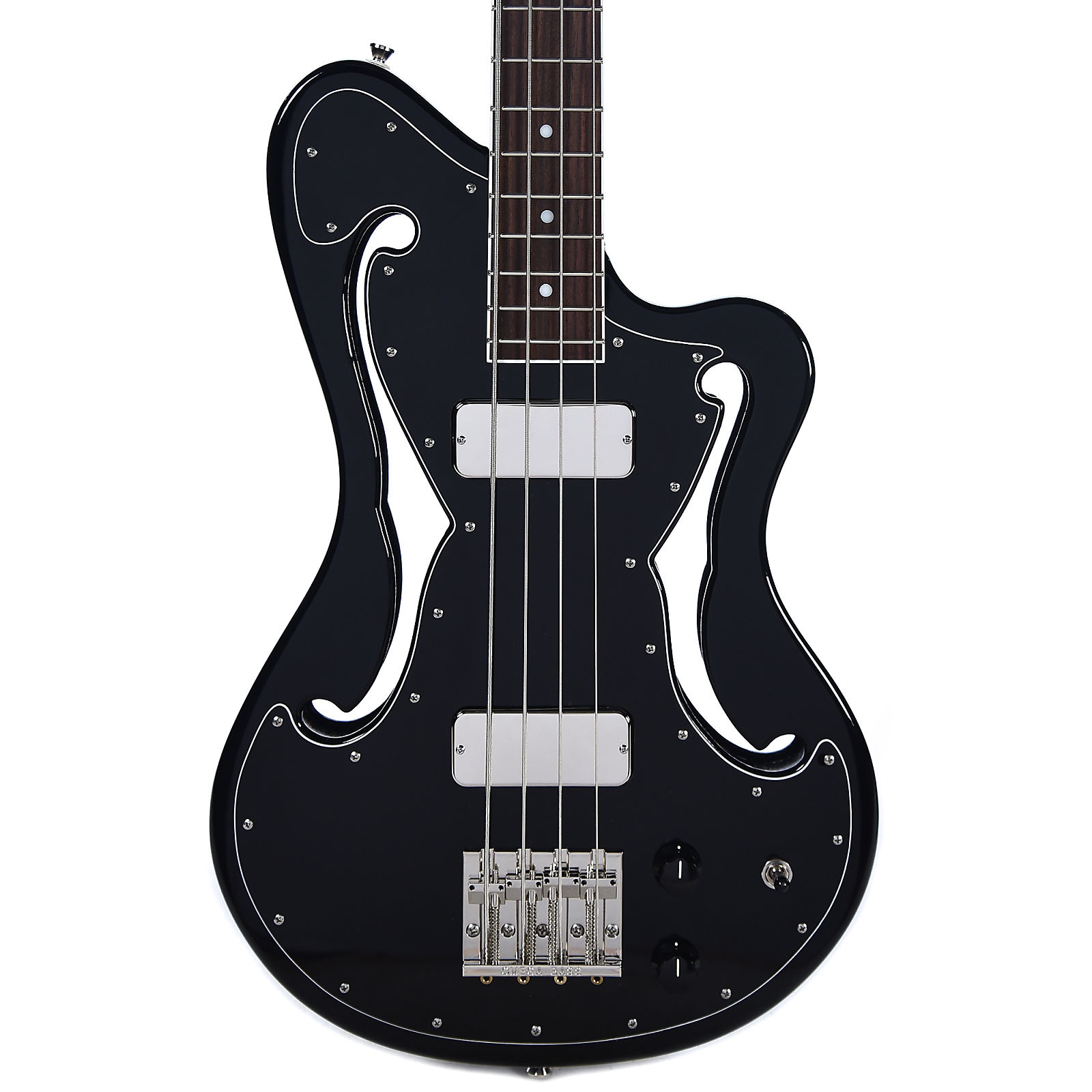 BilT Corvaire Bass Black w/3-Ply Black Pickguard