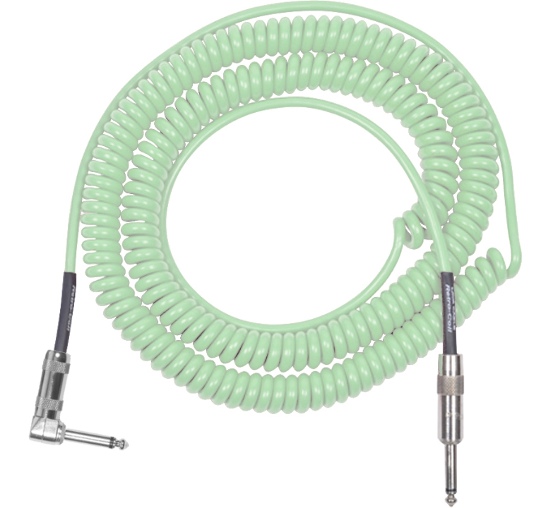 Lava Retro Coil 20 Foot Instrument Cable Straight to Right Angle