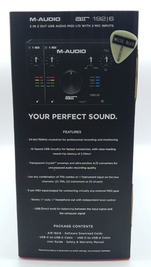 M-Audio AIR 192X6 USB Audio Interface