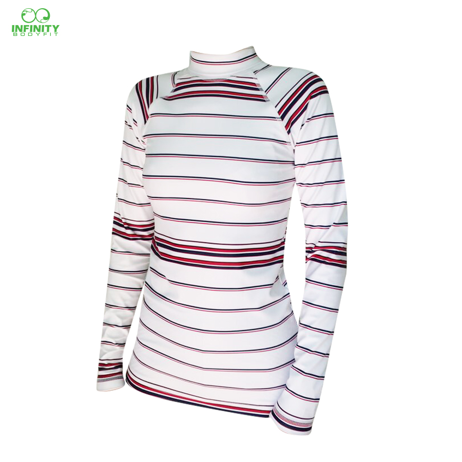 base layer ลาย double stripe on white