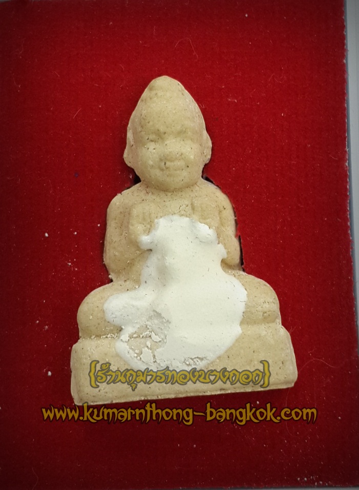 กุมารทองเทพ มณีโชติ รุ่น1 พระอาจารย์ก้อง วัดศรีประวัติ จ.นนทบุรี เนื้อผงสีขาว ขนาดพกพา1นิ้ว (โชว์)