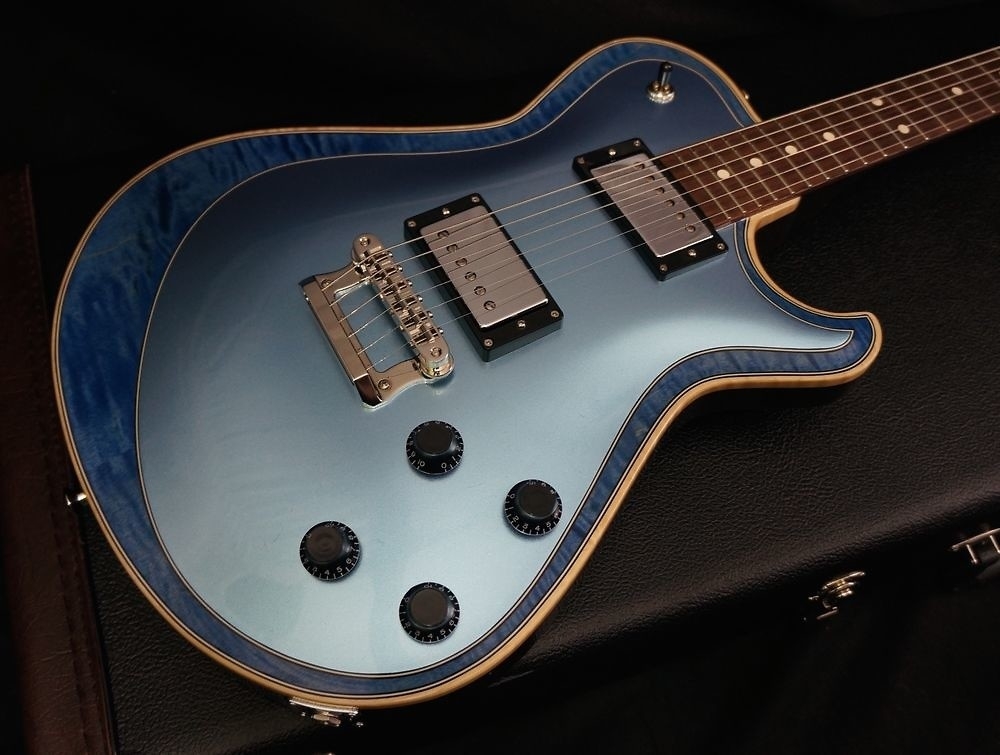 Knaggs Guitars Tier 3 Kenai Double Purf in Ocean Blue & Ice Blue Blue