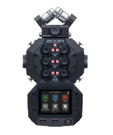 Zoom H8 8-Input / 12-Track Portable Handy Recorder