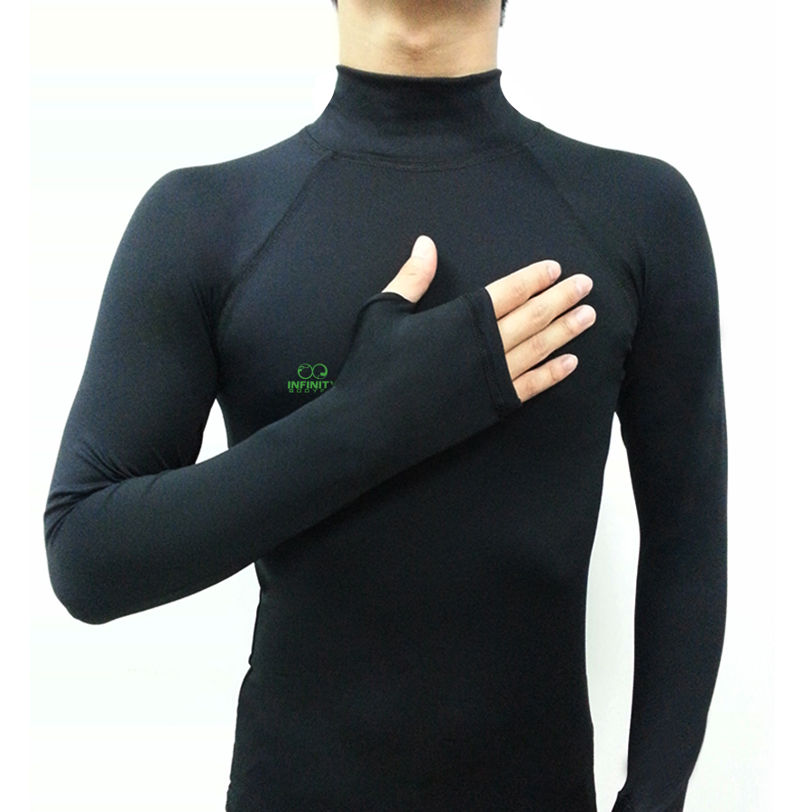 base layer รุ่นนิ้วสอด สีดำ