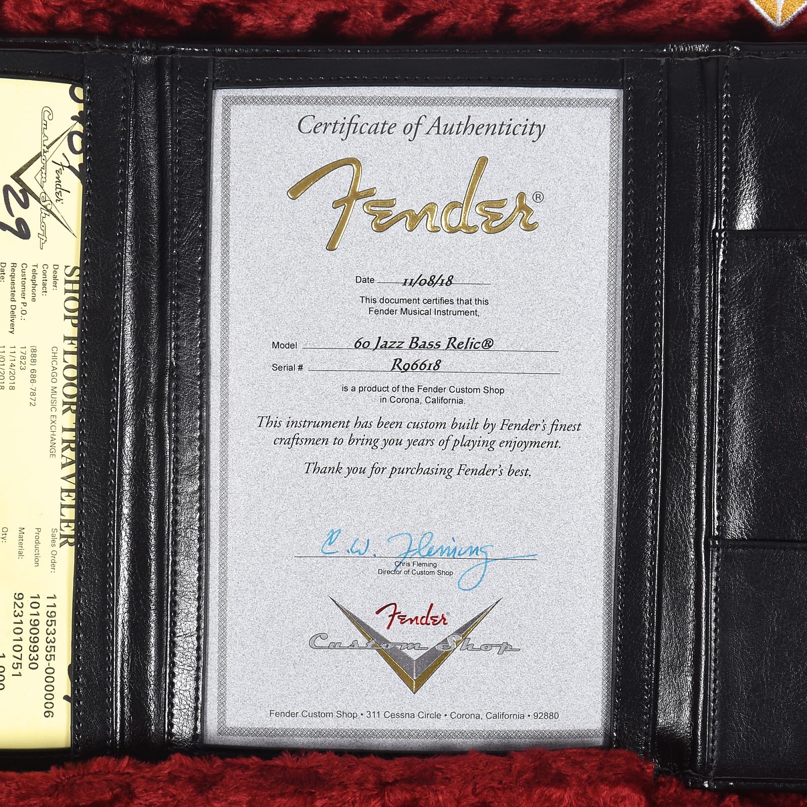 Fender Custom Shop 1960 Jazz Bass CME Spec Relic Super Aged/Faded Sherwood Green w/Painted Headcap