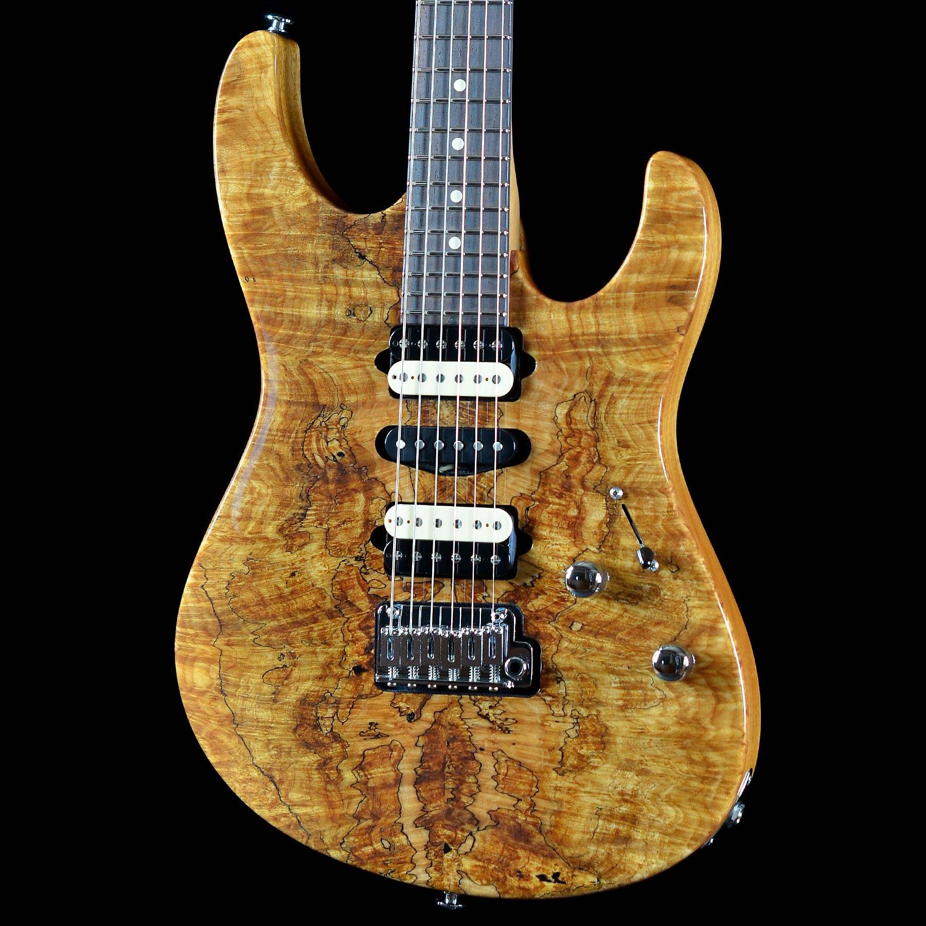 Suhr Modern Spalted Maple Natural Gloss 16 Inch Radius