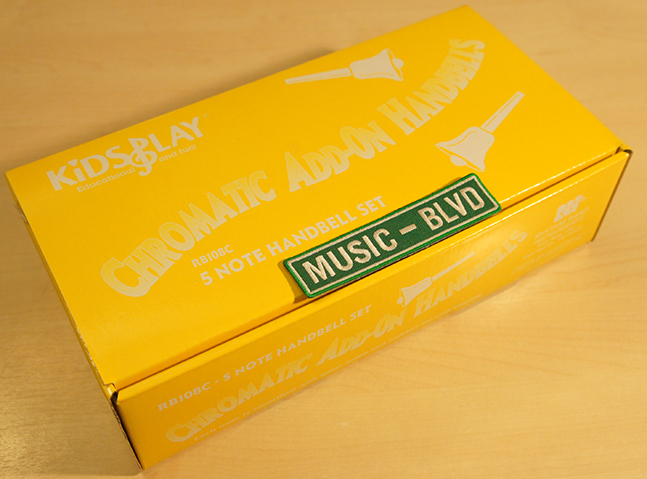 KidsPlay RB108C 5 Note Chromatic Handbell Add On Set