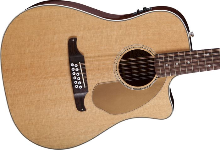 Fender Villager SCE Solid Top Top -String Acoustic Electric Guitar