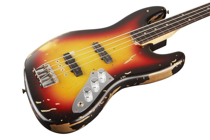 Fender Jaco Pastorius Relic Jazz Bass 3-Tone Sunburst