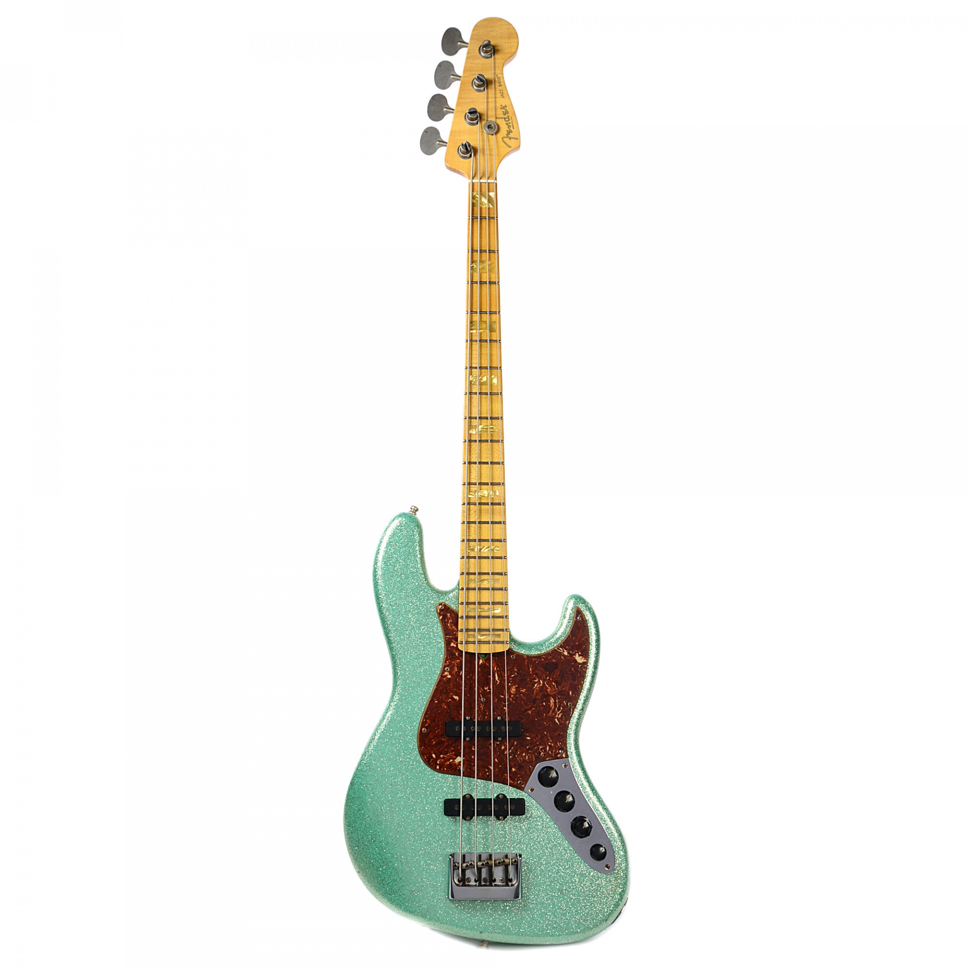 Fender Custom Shop Custom Classic Jazz Bass Journeyman Relic Seafoam Green Sparkle