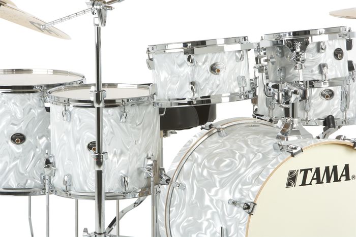 Tama Silverstar VX Hyper-Drive 6-Piece Shell Pack White Satin Haze