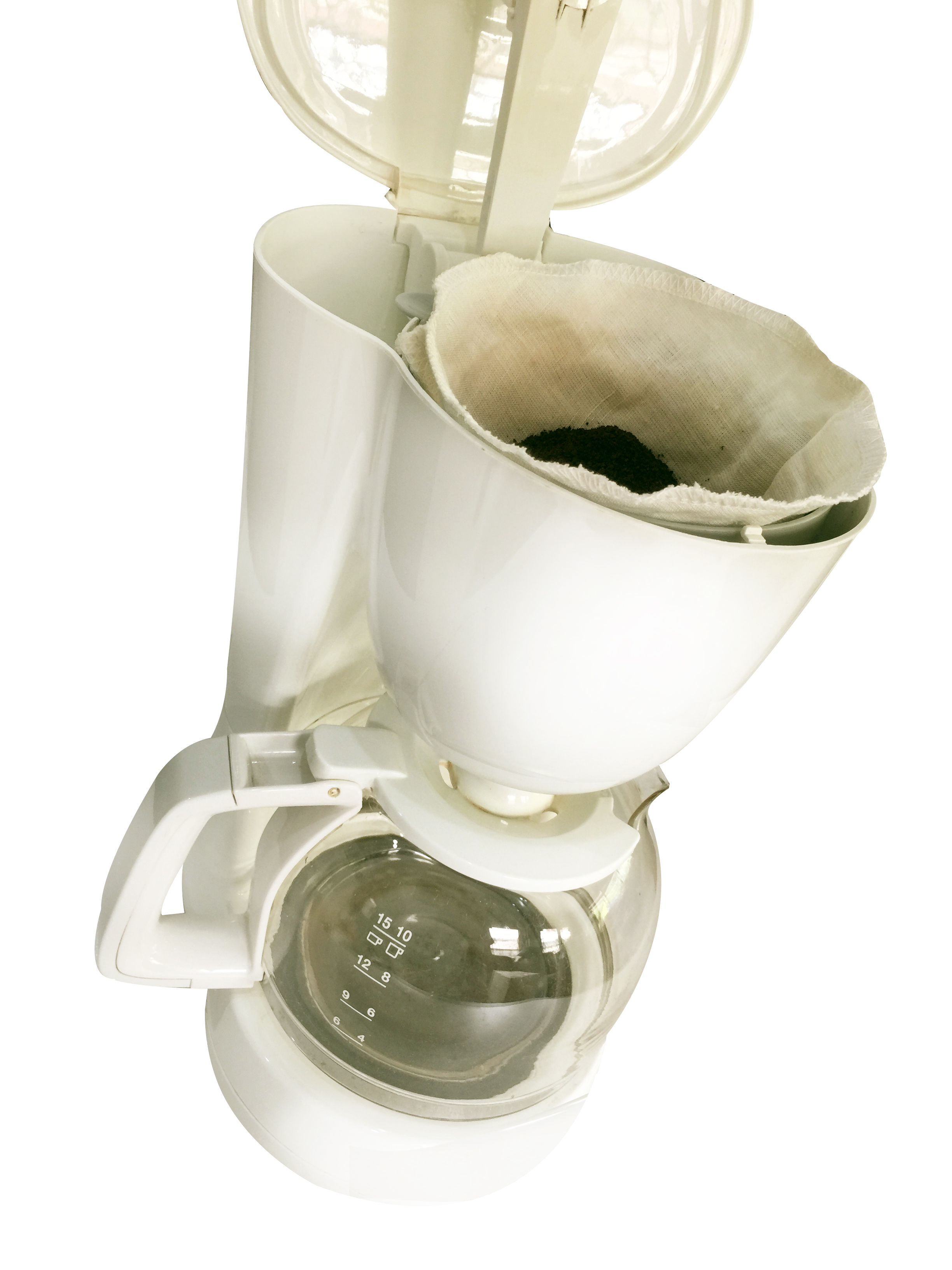 ที่กรองกาแฟดริป-สด #4 แบบ 2 ชั้น สำหรับแก้วกาแฟดริป Melitta, เครื่องชงกาแฟไฟฟ้า ที่ใช้กรองแบบตูดตัด