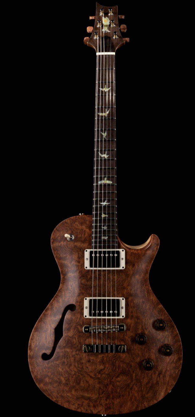 PRS Private Stock 9071 Singlecut 594 Semi-Hollow Bubinga Top Brazilian Rosewood Board Satin