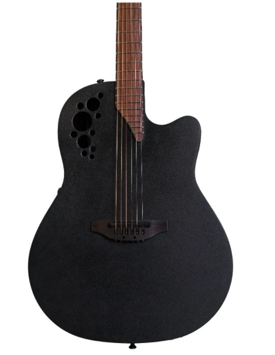 Ovation Mod TX Deep Contour Acoustic-Electric Guitar - Black Textured