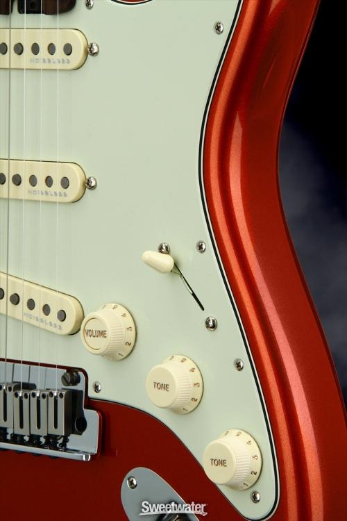 Fender American Elite Stratocaster, Rosewood - Autumn Blaze Metallic