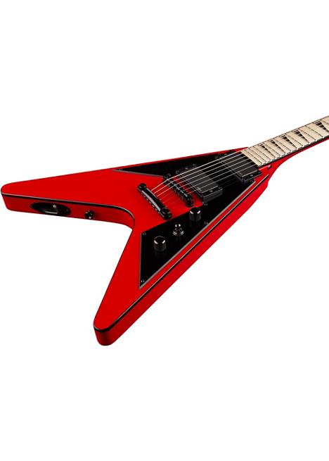 Jackson Custom Shop Round Horn V Electric Electric - Ferrari Red
