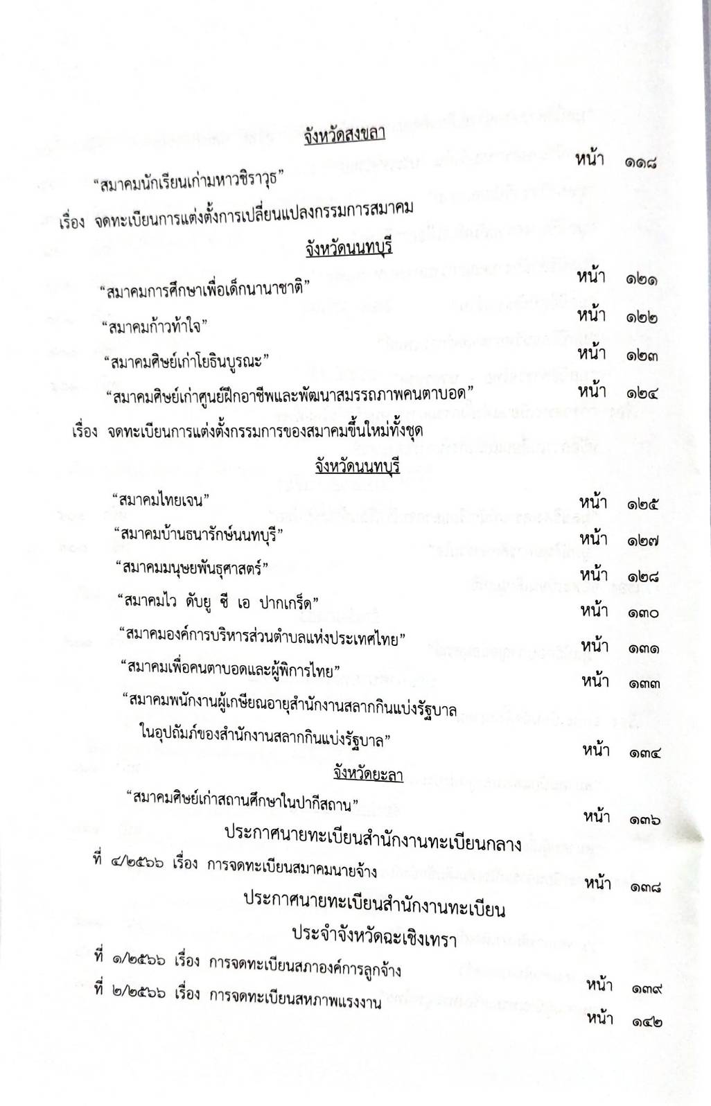 กฎหมายออกใหม่ 74/66 ประกาศกรมอุตสาหกรรมฯ บัตรสิ้นอายุ ประกาศศาลเยาวชนและครอบครัวจังหวัด.. สมาคม - มูลนิธิ