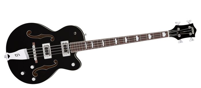 Gretsch Guitars G5440LSB Electromatic Long Scale Hollowbody Bass Black