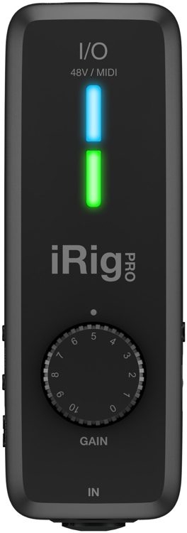 IK Multimedia iRig Pro I/O Audio Interface for iOS, Mac, and PC