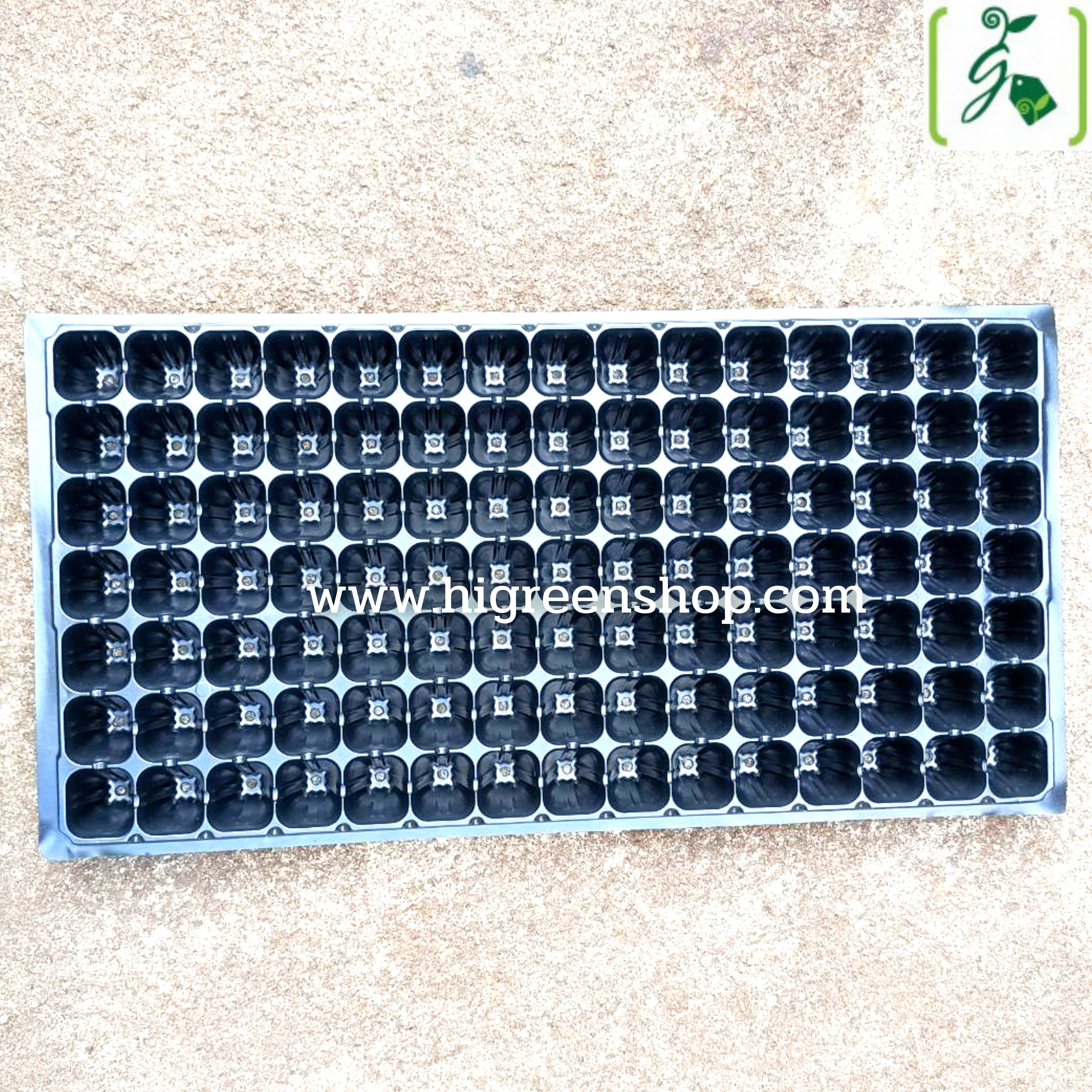 ถาดหลุมเพาะกล้าสีดำ 105 หลุม