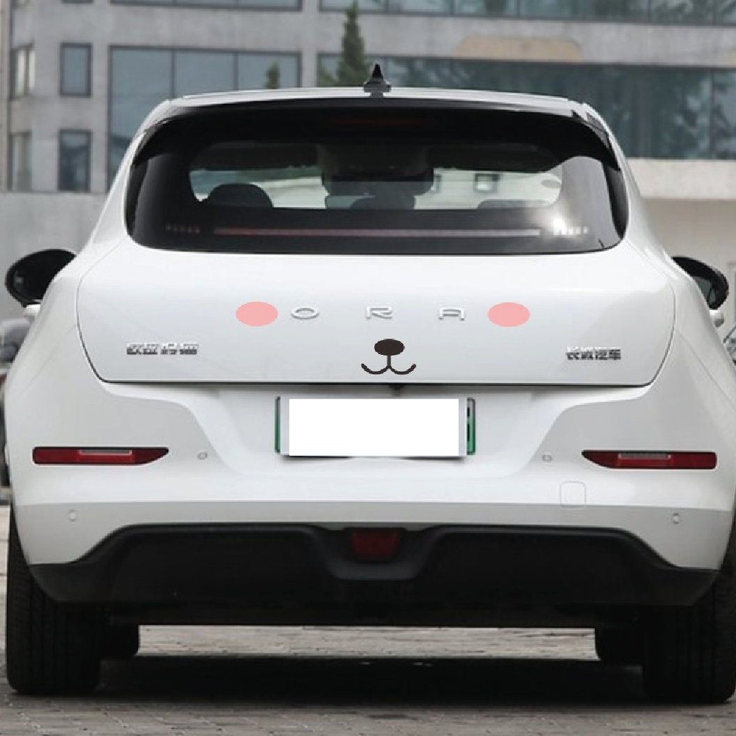 สติกเกอร์แต่งรถรูปแมว รถยนต์ไฟฟ้า ORA Good Cat