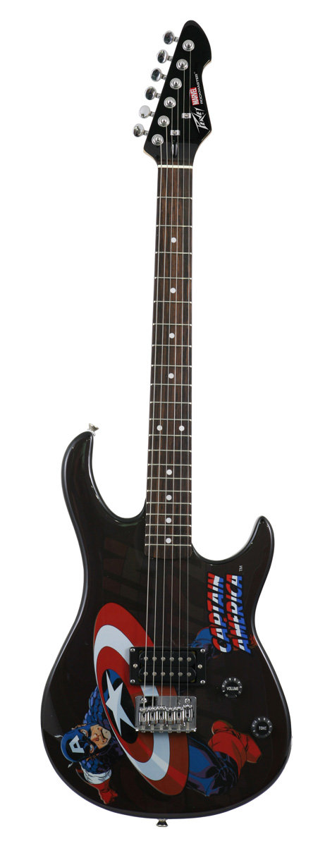 Peavey Marvel Captain America Rockmaster Electric Guitar Black