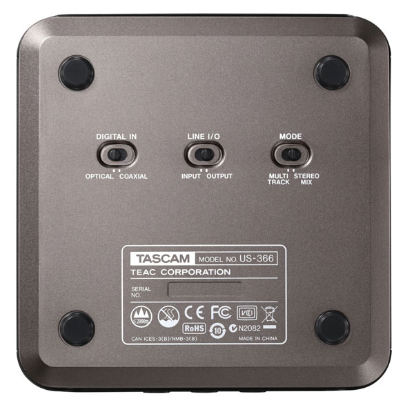 TASCAM US-366 4X6 or 6X4 USB Audio Interface