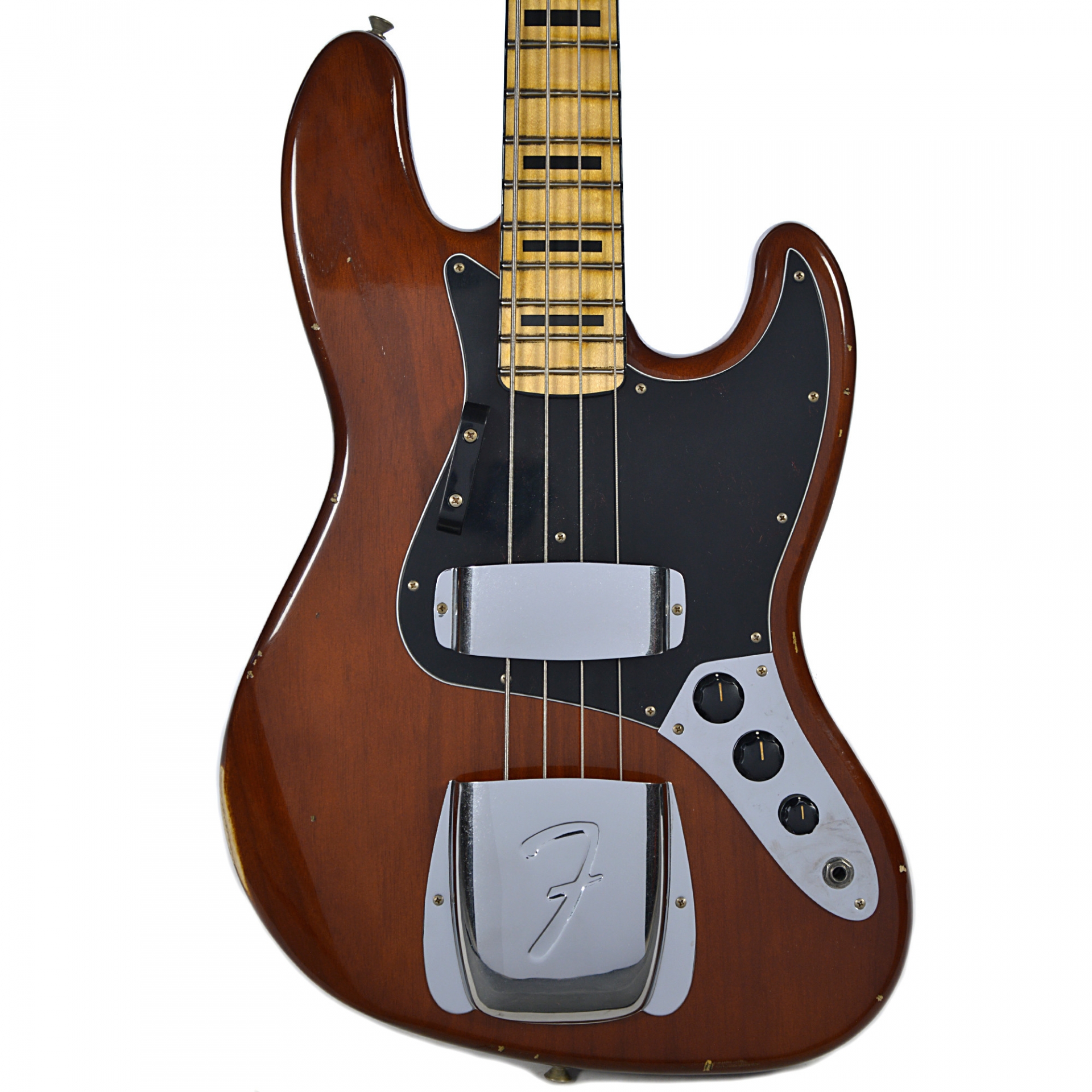 Fender Custom Shop 1974 Jazz Bass Relic MN Faded Walnut No.R24784