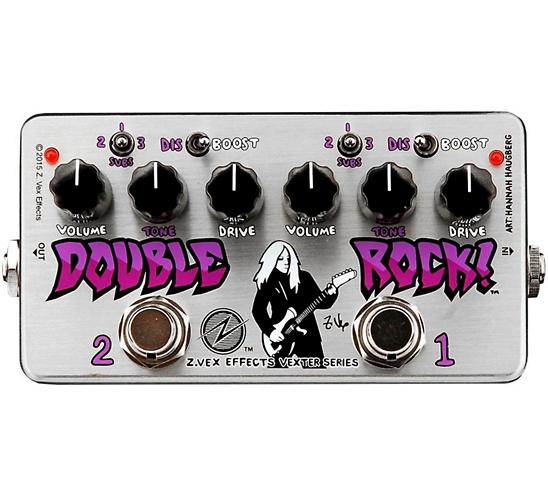 ZVex Double Rock Vexter Distortion Guitar Pedal