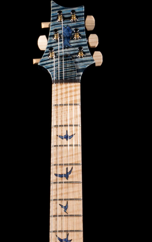 PRS Private Stock 9250 Custom 24 Flame Maple Neck Faded Whale Blue