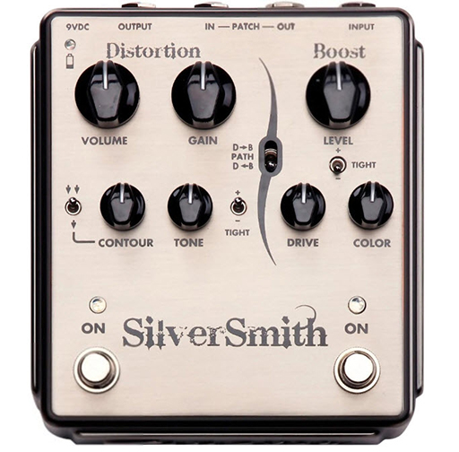 Egnater Silversmith Distortion/Boost Guitar Effects Pedal