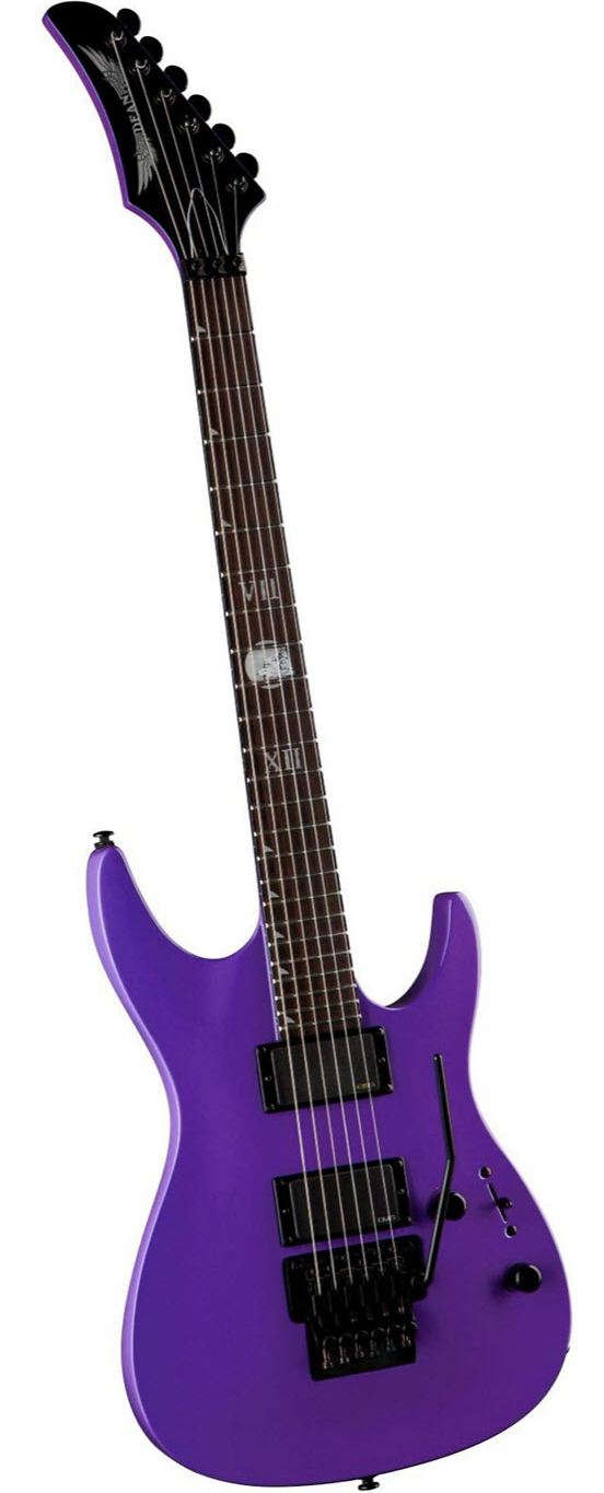 Dean Jackie Vincent C450F Electric Guitar Purple
