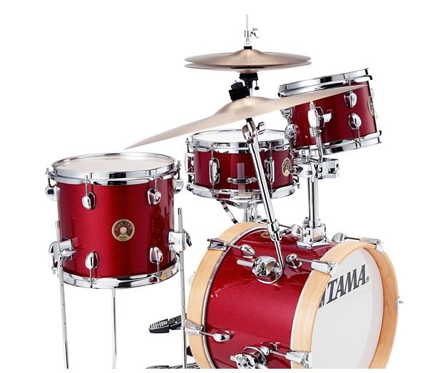 TAMA Club-JAM Flyer 4-Piece Shell Pack With 14 Bass Drum Candy Apple Mist