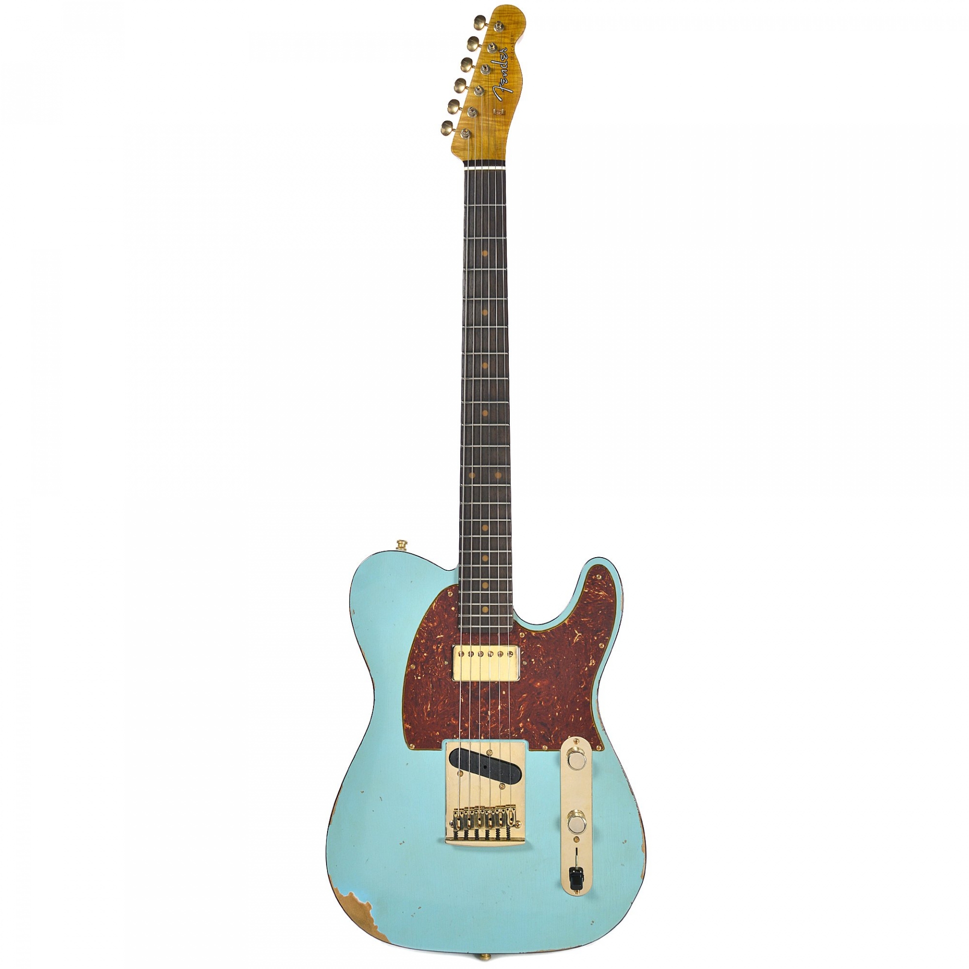Fender Custom Shop American Custom Telecaster Relic RW - Aged Daphne Blue CME Spec