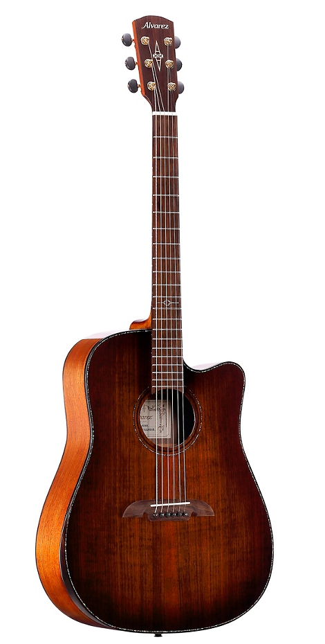 Alvarez MDA77CEAR Masterworks Dreadnought Acoustic-Electric Guitar Shadow Burst