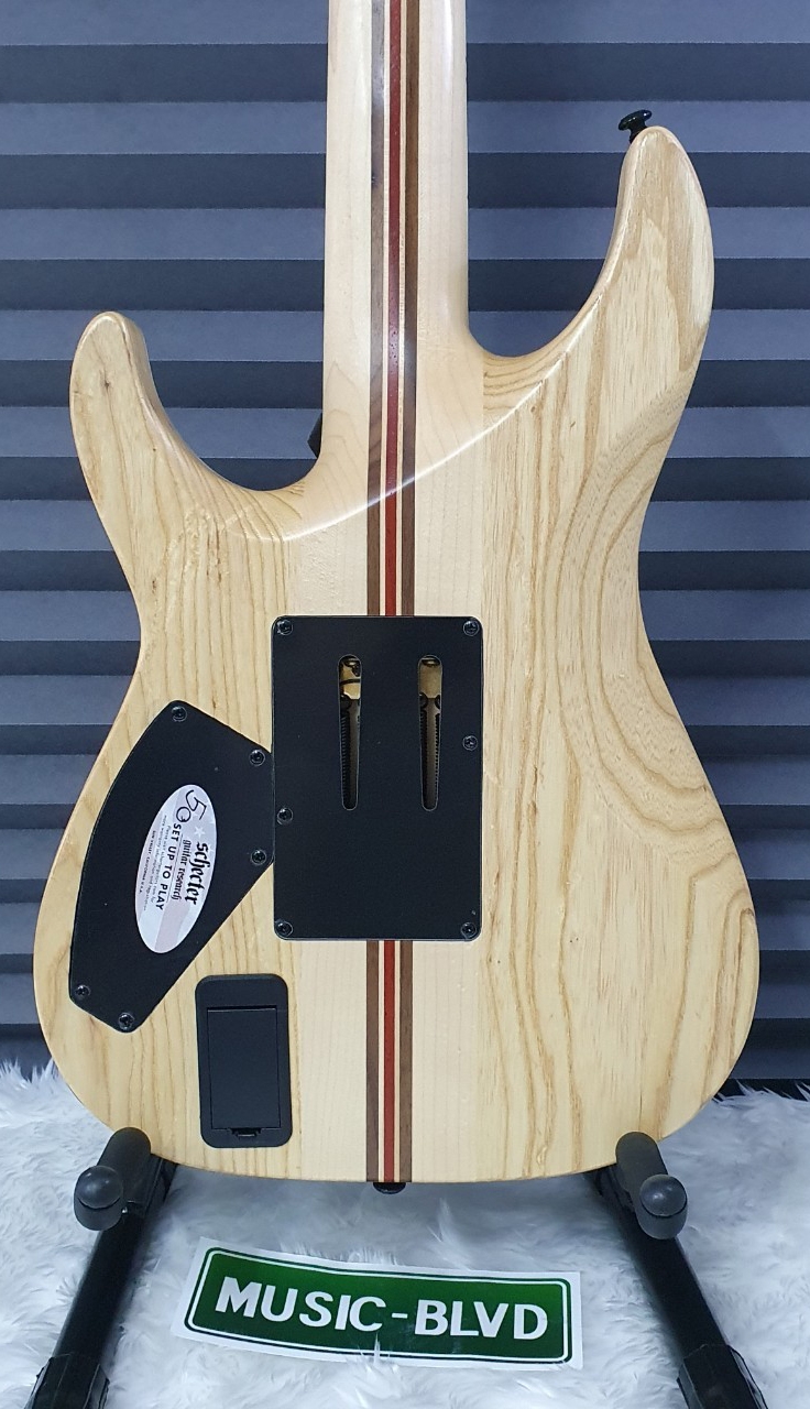 Schecter Guitar Research C-7 FR SLS Elite 7-String Electric Guitar Black Fade Burst