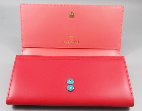 กระเป๋าสตางค์ LOUIS FONTAINE แดง-ชมพู ใหม่ แท้