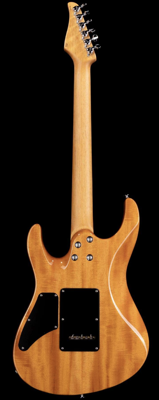 Suhr Custom Modern Quilt Maple Top Indian Rosewood Board Brown Burst