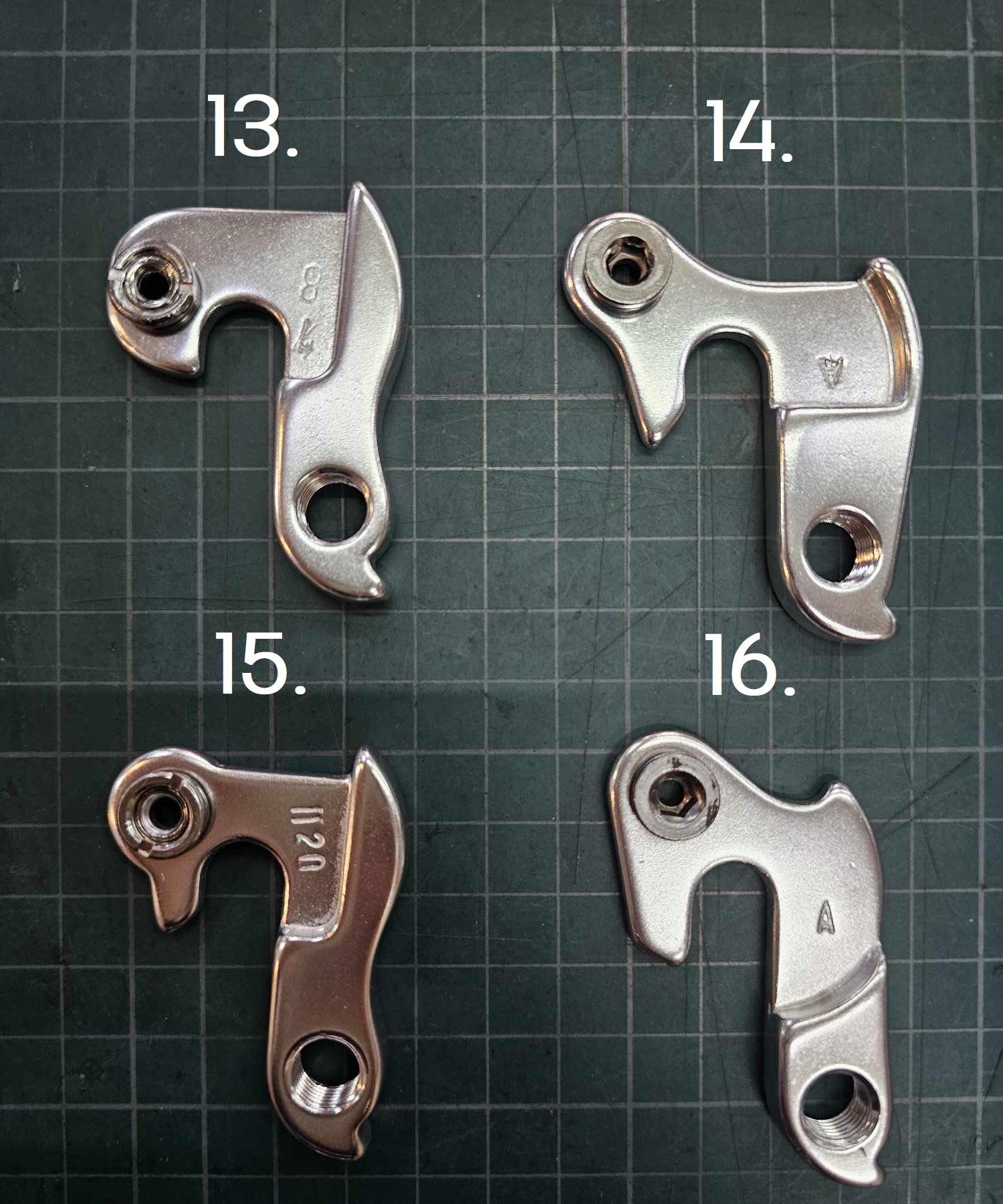 ดรอปเอ้าท์ dropout หูยึดตีนผีจักรยาน มี 34 แบบ