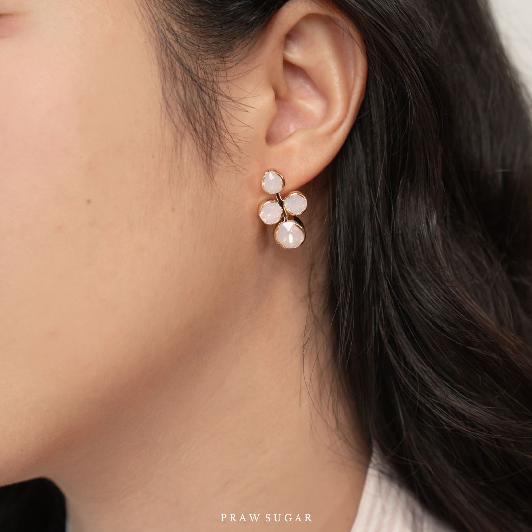 Swarovski Chandelier Earrings - ต่างหูคริสตัลทรงระย้า