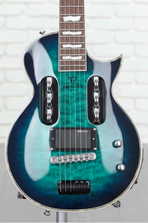 Traveler Guitar LTD EC-1 Quilted Maple Violet Shadow