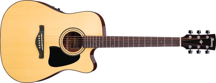Ibanez Artwood Series AW50ECE Dreadnought Acoustic-Electric Guitar