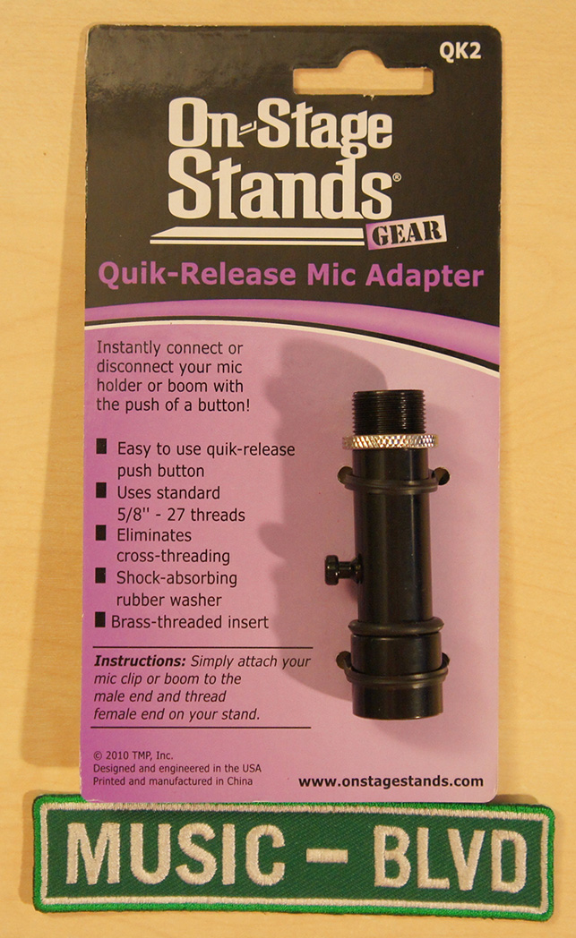 On-Stage Stands QK2 Quick-Release Microphone Adapter